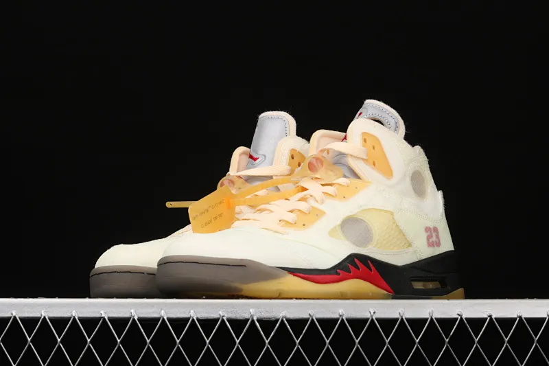 All categories Air Jordan Jordan series basketball shoes Air Jordan 5 J version OF x Air Jordan 5 AJ5 Qiao 5 Baifan Jin Chanyi DH8565-100